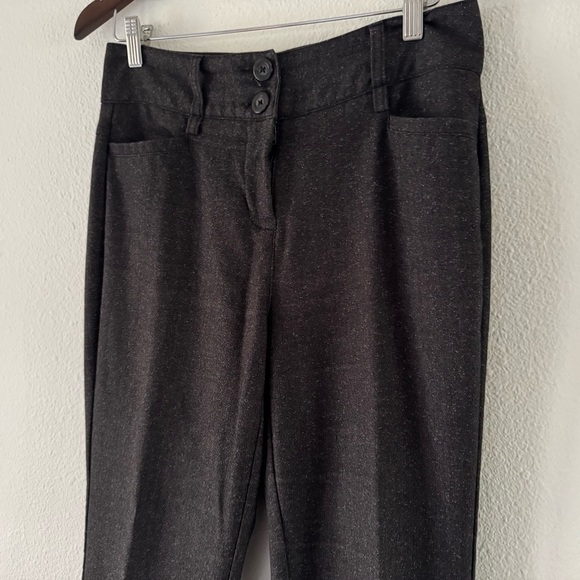 Apostrophe Retro Petite Dark Gray Black Speckled Knit Trousers 6 Petite Womens - Picture 4 of 16